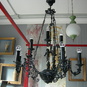 Restauratore Macerata - Ferretti Restauro - Lampadario in ottone a 10 luci