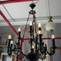 Restauratore Macerata - Ferretti Restauro - Lampadario in ottone a 10 luci