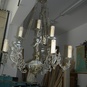 Restauratore Macerata - Ferretti Restauro - Lampadario in ottone a 10 luci